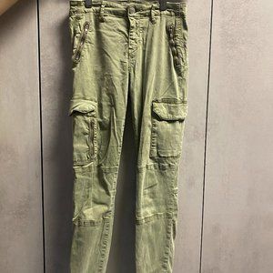 Green Cargo Jeans